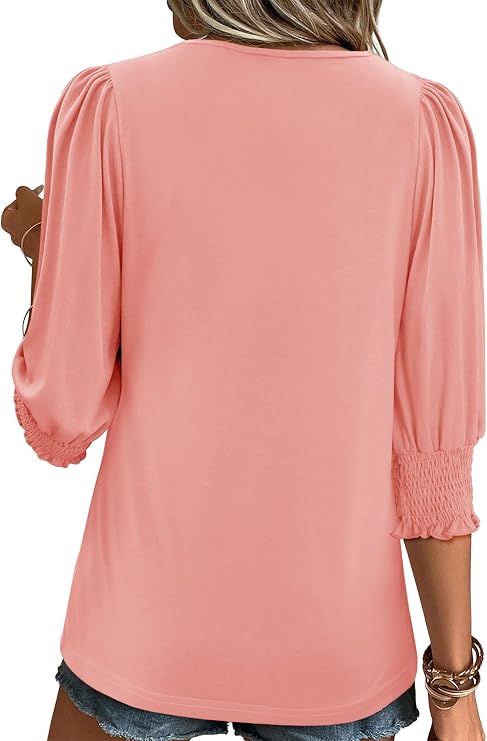 Women's 3/4 Length Sleeves Tops